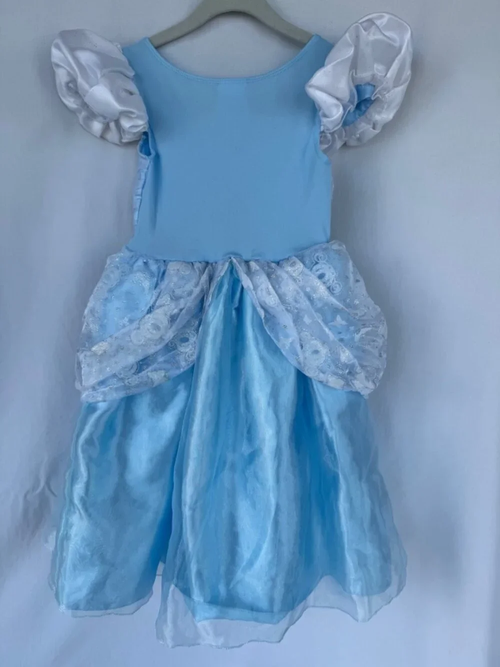 Disney Store Cinderella Princess Costume Dress Size 3 Glass Slipper Brooch
